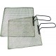 Frying screens with handles