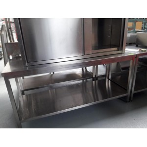 Werktafel RVS 1800x700xH850 mm, occasion