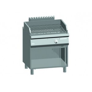 Lavasteengrill ATA (vlees) dubbel + open onderstel