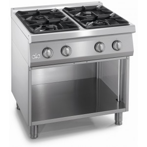 Kooktafel ATA 4-pits + open onderstel (power branders)  