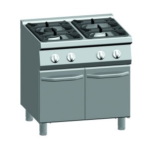 Kooktafel ATA 4-pits + onderstel met deuren