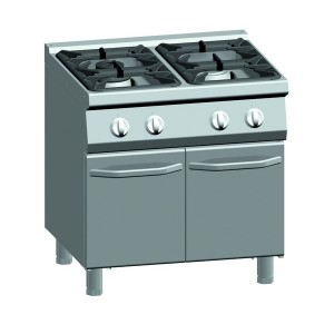 Kooktafel ATA 4-pits + onderstel met deuren (power branders)