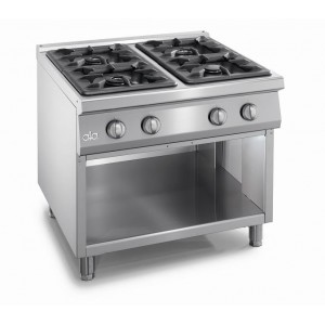 Kooktafel ATA 4-pits + open onderstel