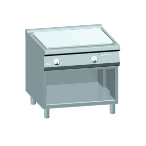 Bakplaat ATA (glad/ribbel) elektrisch met open onderstel