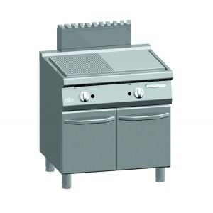 Bakplaat (ribbel/glad) op gas ATA dubbel + deuren