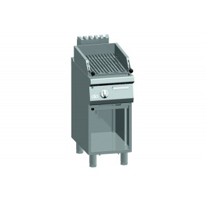 ATA lavasteengrill verstelbaar (vlees) enkel + open onderstel