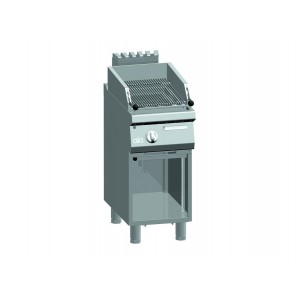 ATA lavasteengrill verstelbaar (vis) enkel + open onderstel