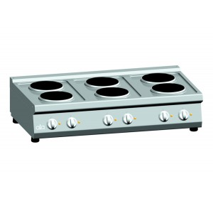 Kooktafel ATA elektrisch 6-plaats tafelmodel